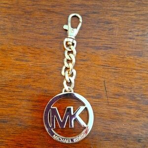 Michael Kors Bag Charm or Key Chain in Goldtone